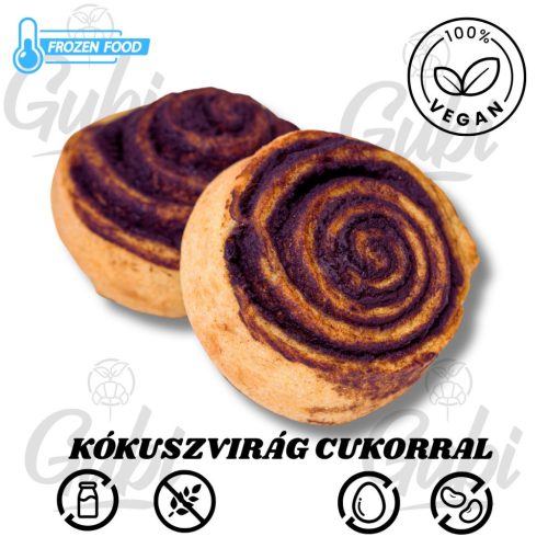 Kakaós csiga (kókuszvirág cukorral) 